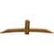 Ekena Millwork Bellingham Rough Sawn Timber Gable Bracket, Western Red Cedar, 72"W x 24"H x 2"D x 6"F, 8/12 Pitch GBW072X24X0206BEL00RWR - alternate 3